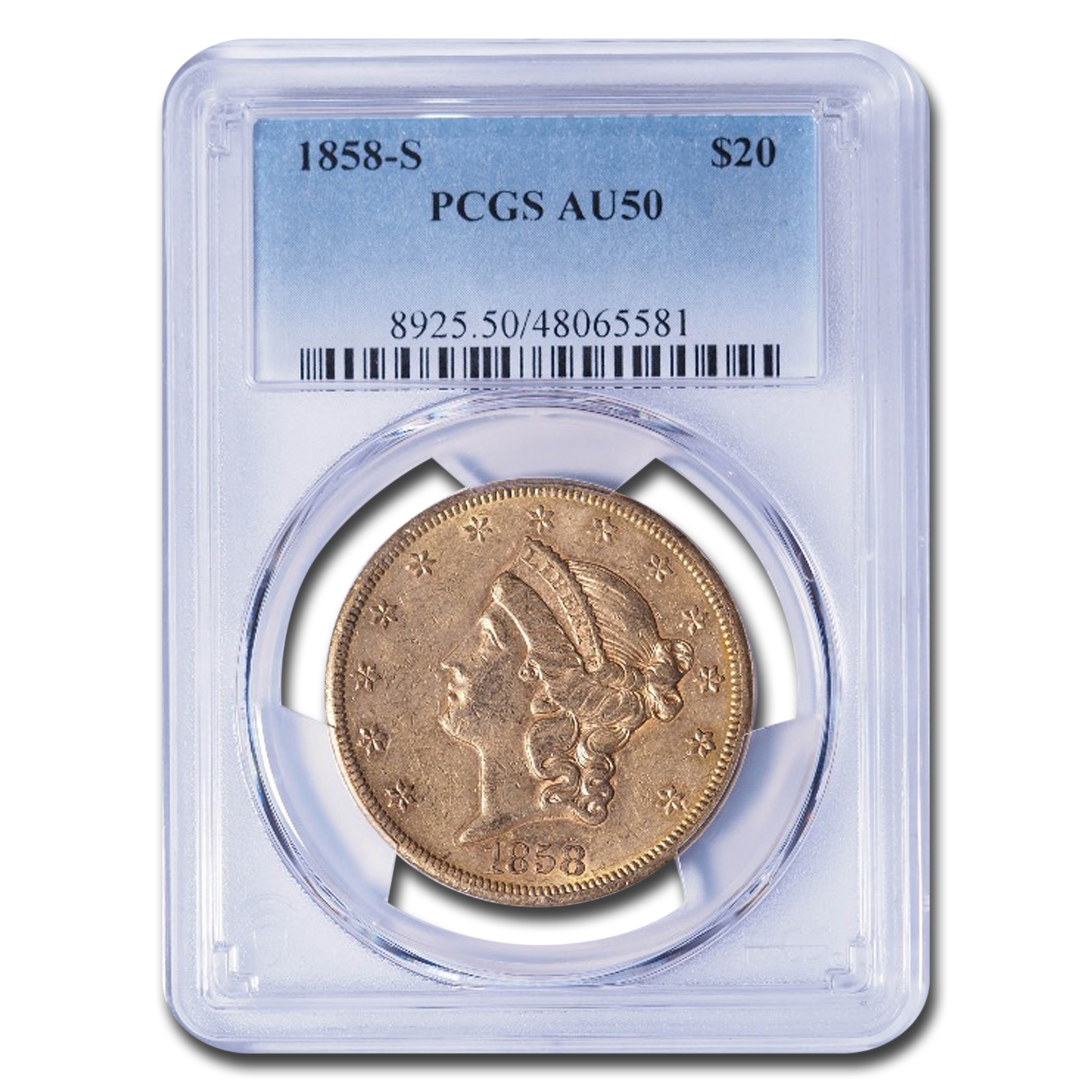 1858 S Liberty Head Double Eagle Value - APMEX